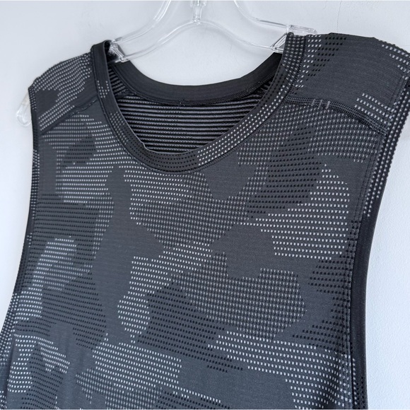 Lululemon Metal Vent Tech Muscle Tank Asphalt Grey / Obsidian / Black Men’s M - Picture 9 of 14